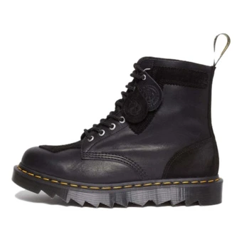 Ботинки мартинсы Dr. Martens из натуральной кожи, чёрные, мужские, на шнуровке | Китай.рф