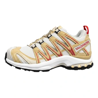 Кроссовки для бега SALOMON XA PRO 3D унисекс белые с красными вставками | Китай.рф