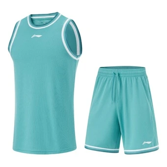 Баскетбольный костюм Li Ning CBA для мужчин изумрудный | Китай.рф
