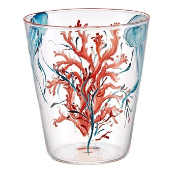 Стаканы DIOR Glass Cups с узором ручной работы синие и красные | Китай.рф