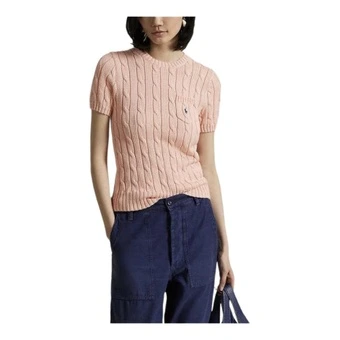 Свитер Polo Ralph Lauren женский с круглым вырезом, светло-розовый | Китай.рф