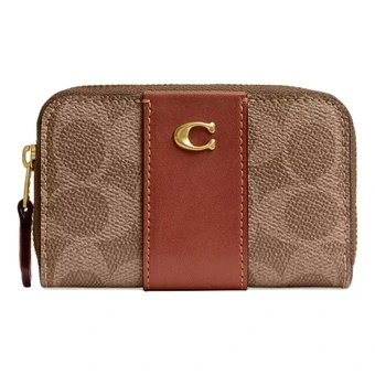 Кошелек COACH женский карамельный | Китай.рф