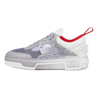 Кроссовки для скейтборда Christian Louboutin Astroloubi низкие, серебристые, унисекс | Китай.рф