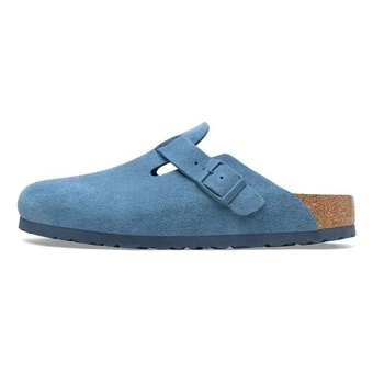 Закрытые тапочки Birkenstock замшевые на толстой подошве | Китай.рф