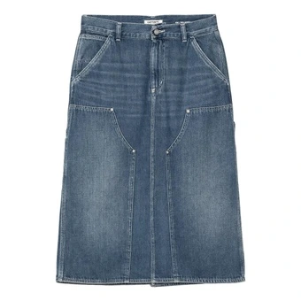 Джинсовая длинная юбка Carhartt WIP Single Knee FW25 для женщин | Китай.рф