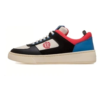 Кроссовки для скейтборда BALLY Leather Skateboard Shoes мужские, черные | Китай.рф