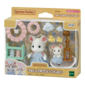 Куклы Sylvanian Families Cotton Candy Mouse с аксессуарами для купания, маленькая | Китай.рф