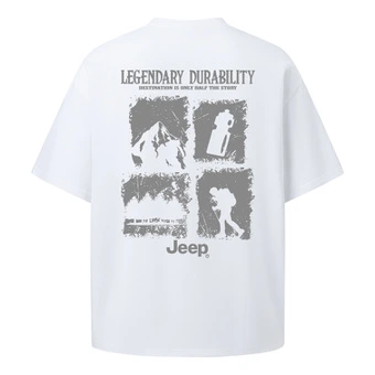 Футболка Jeep lifestyle с принтом в американском стиле | Китай.рф