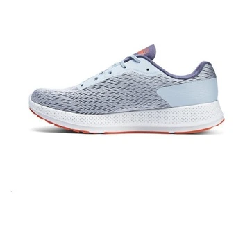 Кроссовки Skechers мужские серые с оранжевыми вставками для бега | Китай.рф