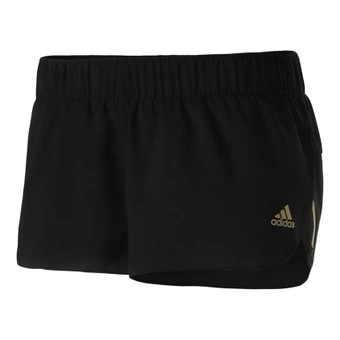 Женские шорты adidas чёрные с логотипом из спортивной линейки | Китай.рф