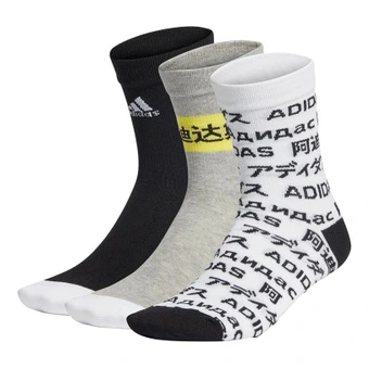 Детские носки adidas комфортные мягкие универсальные, 3 пары, для подростков | Китай.рф