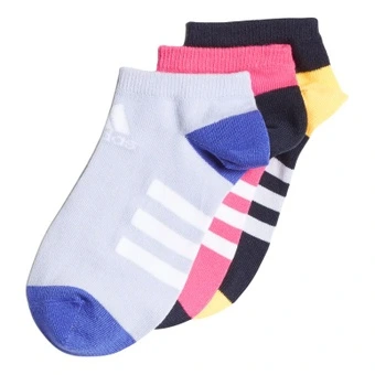 Детские носки adidas 3 пары, розовый/светло-фиолетовый/чернильный синий, арт. GV3399 | Китай.рф