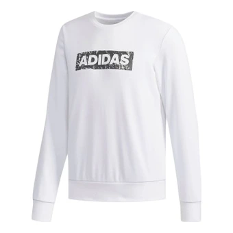 Мужской свитшот adidas с круглым вырезом, белый | Китай.рф