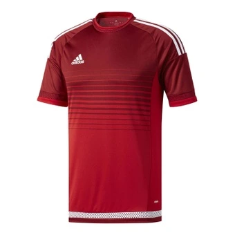 Футболка adidas с круглым вырезом и коротким рукавом, красная | Китай.рф
