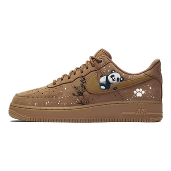 Кроссовки Nike Air Force 1 кастомные «Панда в бамбуковой роще» | Китай.рф