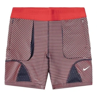 Женские спортивные шорты Nike с полосами, красные и синие | Китай.рф