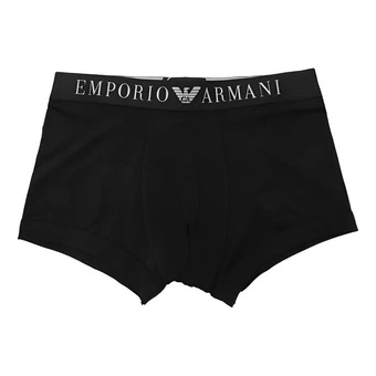 Трусы Emporio Armani с логотипом на поясе, мужские, черные | Китай.рф