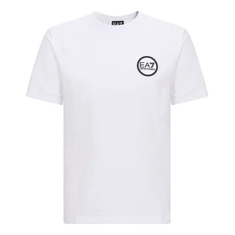 Футболка EMPORIO ARMANI EA7 SS22 мужская с логотипом, белая | Китай.рф