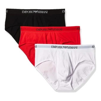 Трусы-боксеры Emporio Armani с принтом, 3 шт, мужские | Китай.рф