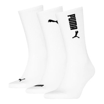 Носки PUMA Crew Socks унисекс, комплект из 3 пар, белые | Китай.рф