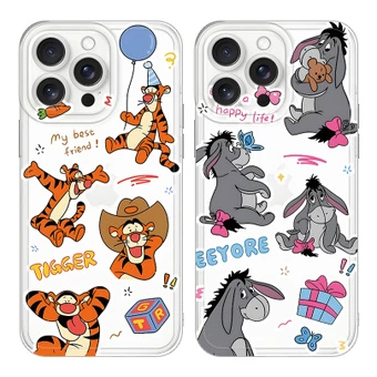 Чехол Disney для iPhone с Тигрулей и Иа-Иа | Китай.рф