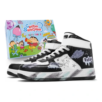 Кроссовки Crayon Shinchan высокие скейтбордические | Китай.рф