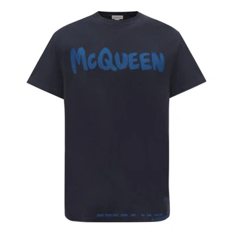 Футболка Alexander McQueen с принтом логотипа | Китай.рф