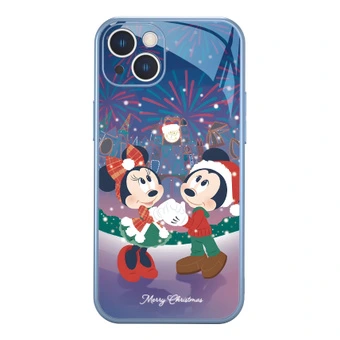 Чехол-накладка Disney для iPhone с Микки и Минни (зимний дизайн) | Китай.рф