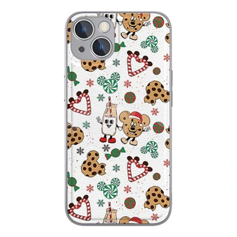 Чехол Disney с рождественскими закусками для Apple iPhone 16/15/14/13/12/11/XR/Plus/Pro/Max | Китай.рф