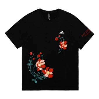 Футболка Adidas MUST HAVES черная с круглым вырезом унисекс | Китай.рф