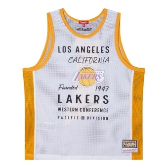 Майка Mitchell & Ness женская белая с сеткой | Китай.рф