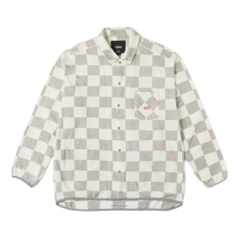 Рубашка Vans TDC FW24 мужская с клетчатым принтом бежевая | Китай.рф