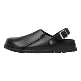 Кеды Birkenstock Lutry кожаные унисекс чёрные узкие | Китай.рф