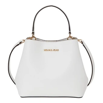 Сумка-ведро MICHAEL KORS из покрытого холста, кросс-боди, малая, женская, оптический белый | Китай.рф