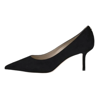 Туфли на каблуке Jimmy Choo Love 65 с эмблемой JC женские чёрные | Китай.рф