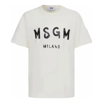 Футболка MSGM с логотипом и круглым вырезом мужская | Китай.рф