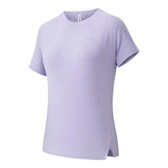 Футболка Anta Running Collection для женщин однотонная универсальная | Китай.рф