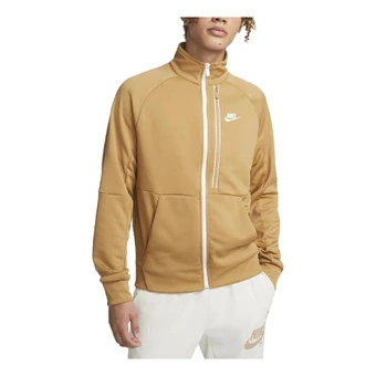Куртка Nike Sportswear Tribute со стойкой мужская золотая с вышивкой Logo | Китай.рф
