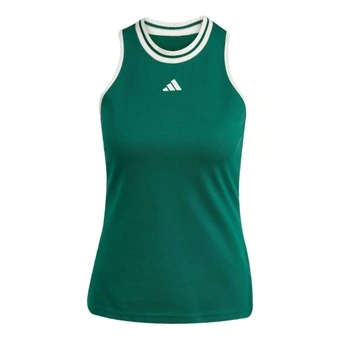 Майка-борцовка adidas Tennis Heritage Classic Tank облегающая женская университетский зелёный | Китай.рф