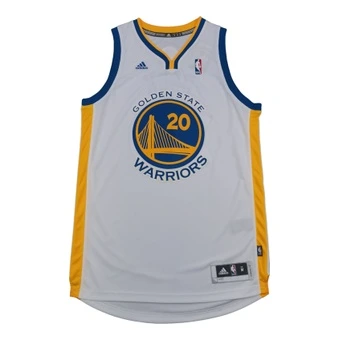 Баскетбольная майка adidas NBA Golden State Warriors №20 SWINGMAN белая унисекс | Китай.рф