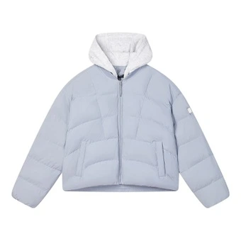 Куртка FILA ORIGINALE женская утеплённая с капюшоном в стиле кэжуал | Китай.рф