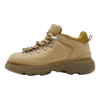Короткие сапоги Burberry Trek из нубука женские коричневые | Китай.рф