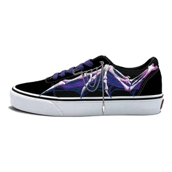 Кроссовки для скейтборда Vans Ward низкие женские черно-фиолетово-синие | Китай.рф