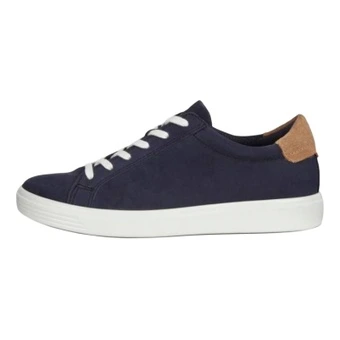 Кеды ecco SOFT CLASSIC женские, низкие, синие, удобные | Китай.рф