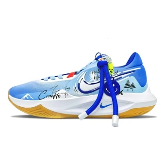 Кроссовки Nike Precision 6 кастомные гнилая зима баскетбольные мужские низкие синие | Китай.рф