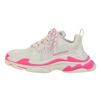 Кроссовки Balenciaga Triple S детские розово-белые | Китай.рф