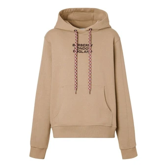 Худи Burberry с принтом, женское, бежевый | Китай.рф