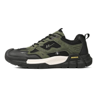Кроссовки для бега Warrior Running Shoes Men's Low Top зеленые | Китай.рф