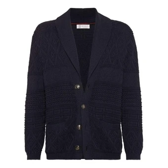 Кардиган Brunello Cucinelli Heritage Stitched мужской | Китай.рф
