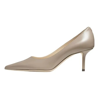 Туфли-лодочки Jimmy Choo LOVE на тонком каблуке 6.5 см женские серые | Китай.рф